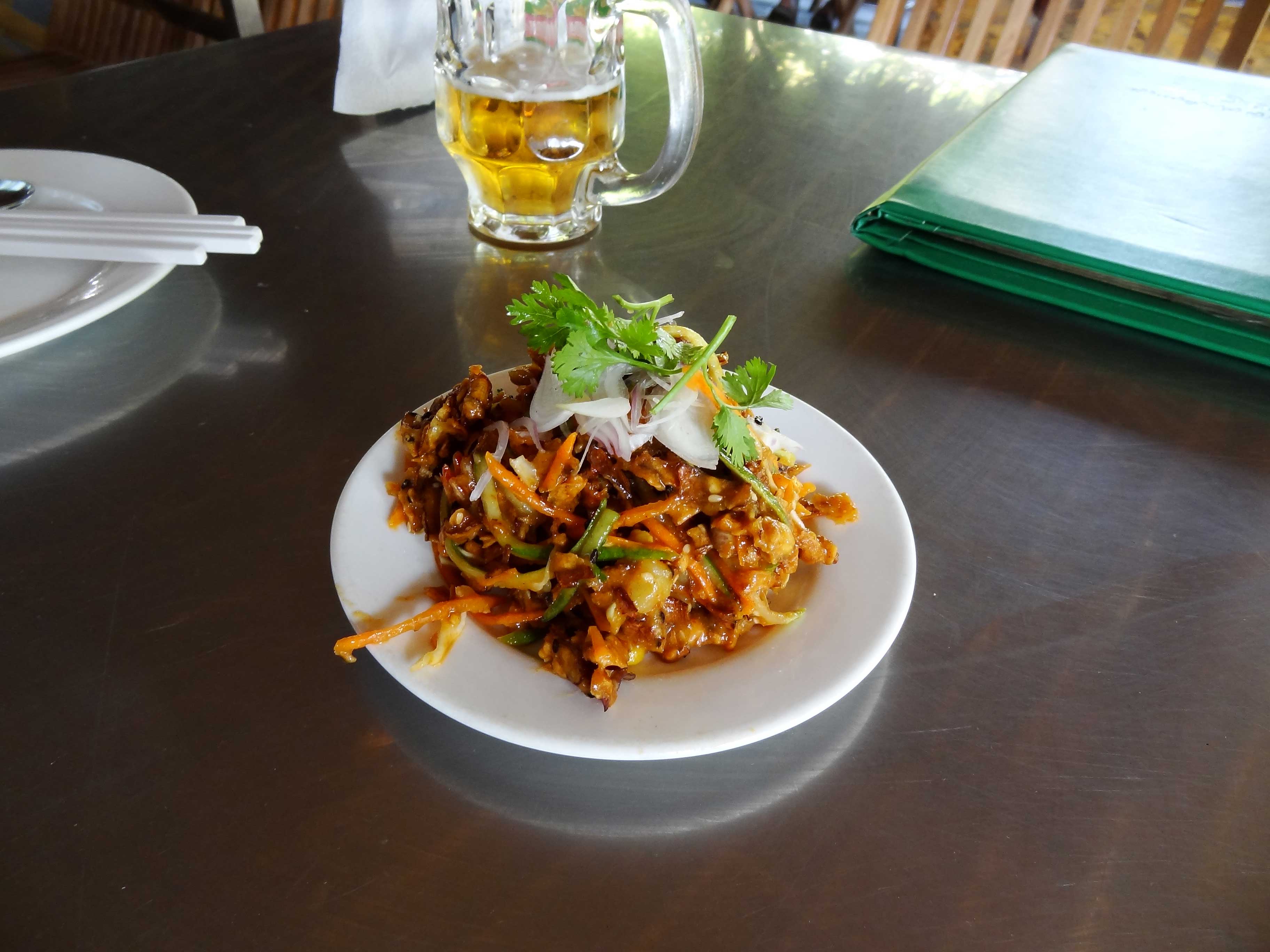 Salada de camarão