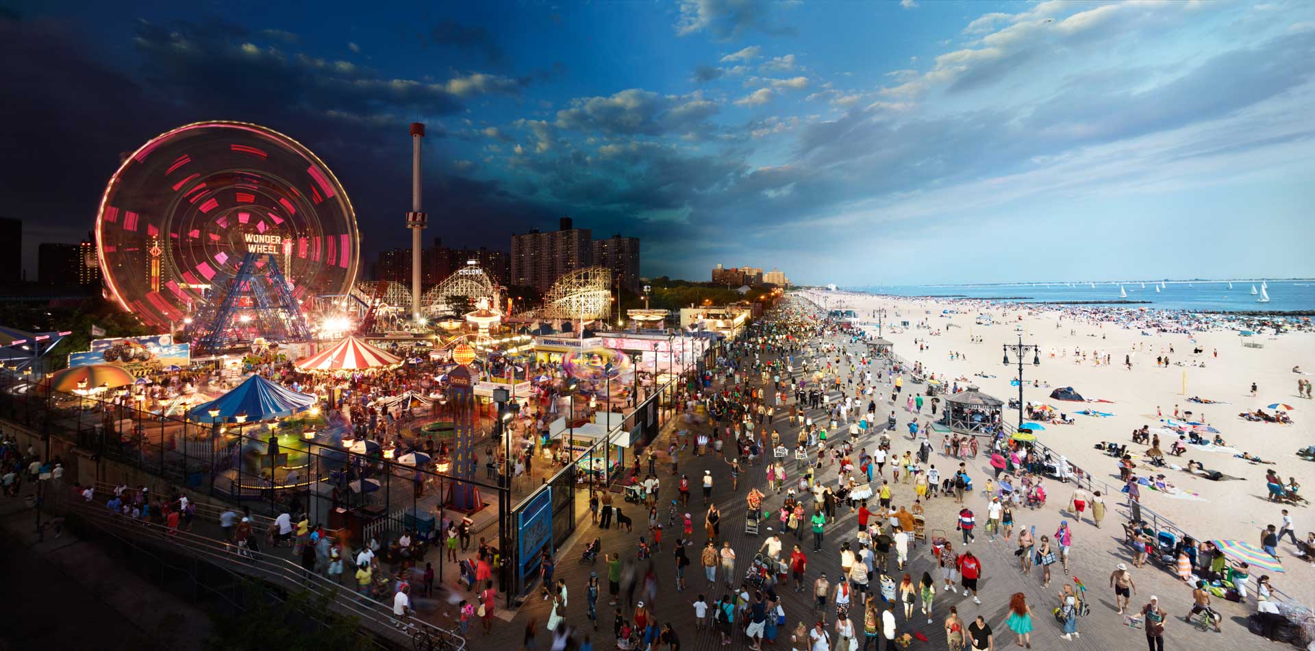Luna Park em Coney Island/ Crédito foto: http://novayorkevoce.com/luna-park-em-coney-island-nova-york/