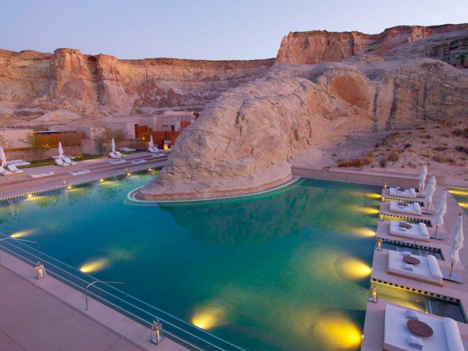 Amangiri Resort Utah, um dos classificados dos Estados Unidos. Crédito foto: divulgação