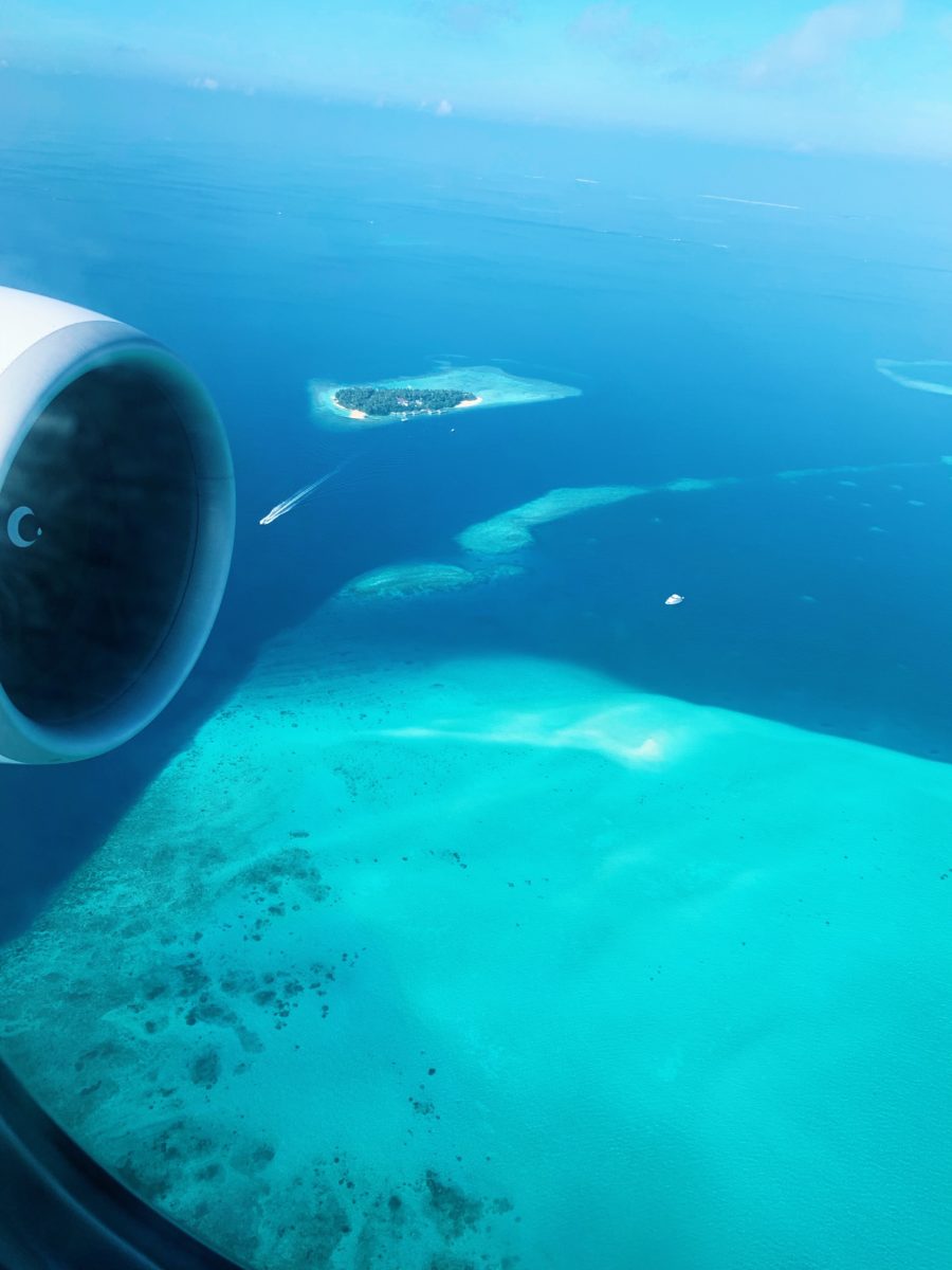 Sky view of Maldives