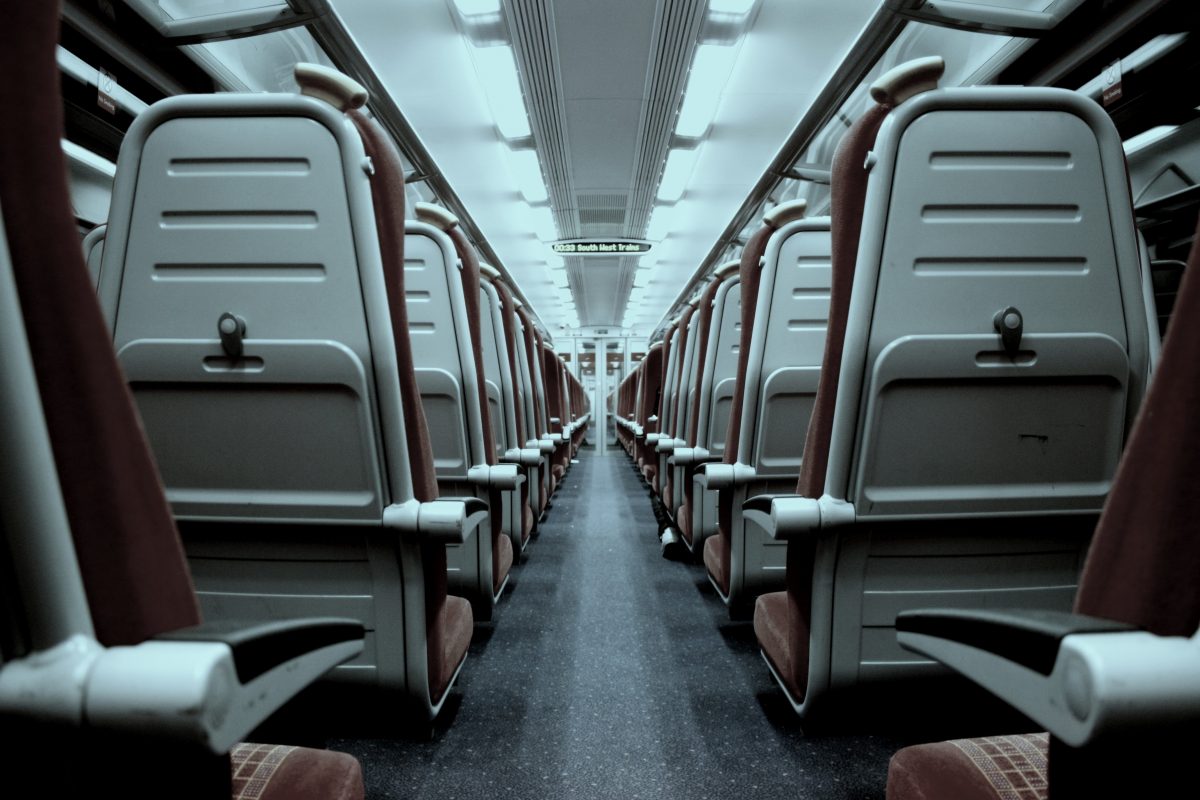Inside Airplane
